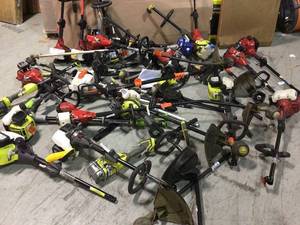 Lot of assorted Weed Eaters used customer Returns various models and conditions
