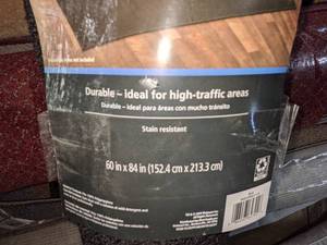 Mainstays 5 x 7 Black Area Rug