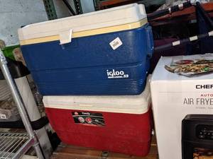 2 Igloo 52 Quart Coolers