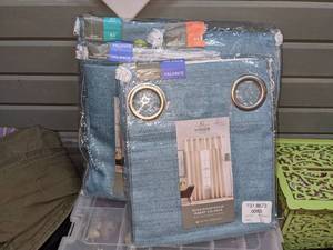 JC Penney Home Quinn Basketweave Grommet Panels & Valances