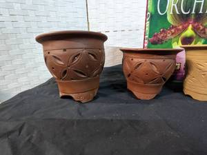 5 Orchid Pots and Floras Orchids Hardcover Book
