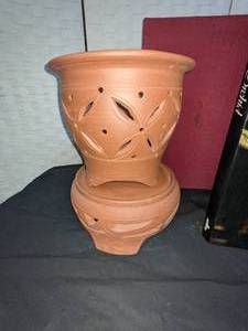Large Orchid Pots and Hardcover Orchids Book