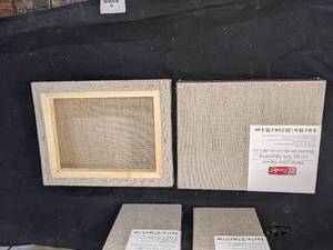 Make Market DECOR LINEN CANVAS with Gesso Sealer, Lot of 4