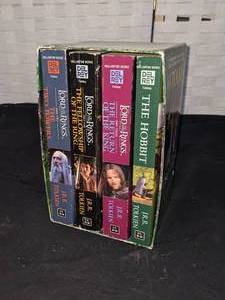 2001 J.R.R. Tolkien Lord of the Rings and The Hobbit Book Set