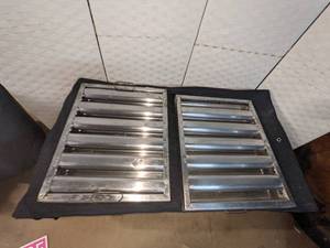 2 Kleen-Gard� Stainless Steel Baffle Grease Filters