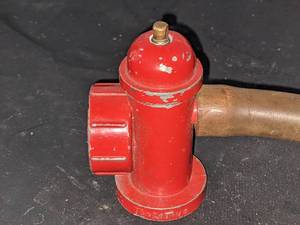 Collectible Tonka Cast Iron Fire Hydrant wHose