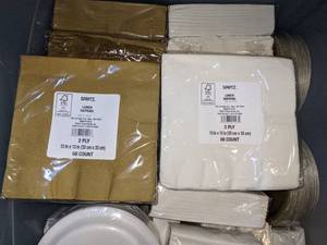 Spritz Beverage, Lunch Napkins & Snack Plates