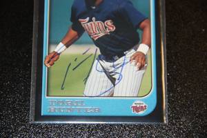 lot 17 image: 1997 Bowman Torii Hunter In Person Autograph