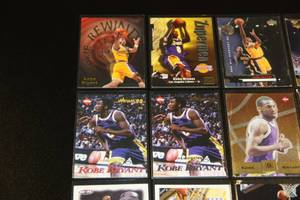 lot 23 image: Kobe Bryant Basketball Card Lot  14 Cards