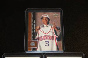 lot 27 image: 1996-97 Allen Iverson Rookie Card Lot  3 Cards