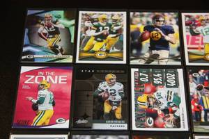 lot 33 image: Aaron Rodgers Football Card Lot  24 Cards