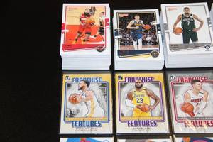 lot 43 image: 2020-21 Donruss Basketball Card Lot  210 Cards