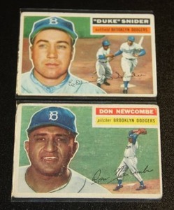 lot 54 image: 1956 Topps Baseball Card Lot  39 Cards