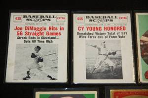 lot 67 image: Vintage Baseball Card Misc Lot  5 Cards
