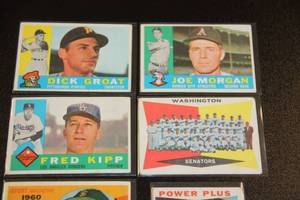 lot 69 image: 1960 Topps Baseball Card Lot  6 Cards