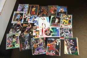 lot 102 image: Mixed Sports Card Misc Shoebox Lot with Stars and Rookies