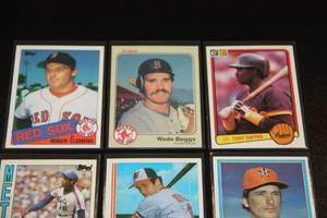 lot 120 image: 1980s Baseball Card Lot  8 Cards Please read description