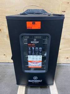 lot 51 image: MASTERBUILT PRO 30 in. Digital Electric Smoker with Bluetooth and Broiler in Black