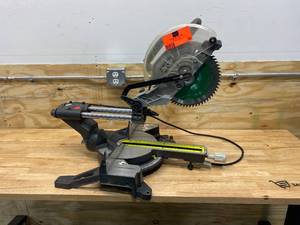 lot 68 image: RYOBI 10 Sliding Compound Miter Saw