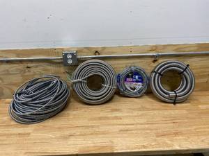 lot 88 image: Lot of Various Steel Armored Cables