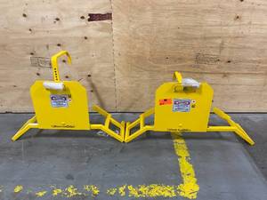 lot 93 image: CALIFORNIA IMMOBILIZER Lot of 2-  8 to 14 in Wheel Clamp Type 3 Fits 26 to 35 in Wheel, Adjustable.  Retail for $540.60 each