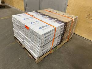 lot 2 image: LIFEPROOF Lot of 40 Cases of -  Dusk Cherry 8.7 in. W x 47.6 in. L Luxury Vinyl Plank Flooring (20.06 sq. ft.  case).  Retails for $3.19 per sq. ft.