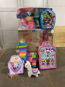 lot 101 image: Lot of Pinatas (mixed sizes)
