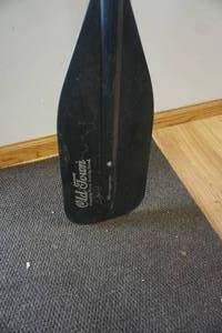 lot 220 image: Old Town PlasticAluminum 60 Paddle With T Grip Handle