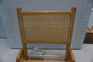 lot 250 image: Old Town Canoe Wood Canoe Seats With Mesh Back Rest