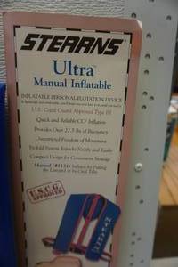 lot 253 image: Stearns Ultra Manual CO2 Inflatable Life Jacket