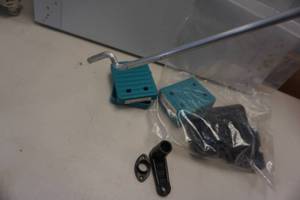 lot 263 image: Pedal Boat Steering Rod with Mounting Hardware and Replacement Pedals