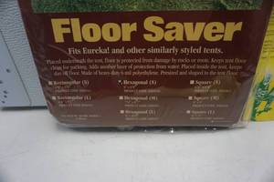 lot 278 image: Eureka 6 x 68 Hexagonal Tent Floor Saver With Seam Seal Sealant