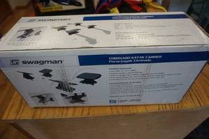 lot 239 image: Swagman Brand Car Roof Top Kayak, Paddle Board, Small Boat Holder