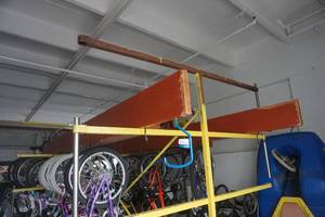 lot 5 image: 10 Station Canoe Storage Rack