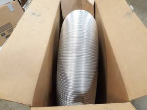 lot 502 image: NEW Flex-Liner Aluminum Liner Kit for Gas Appliances 8 x 25