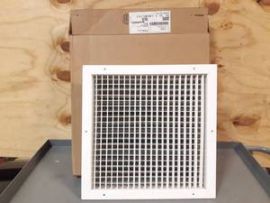 lot 507 image: NEW Titus 16 x 16 Steel Double Deflection Supply Grill