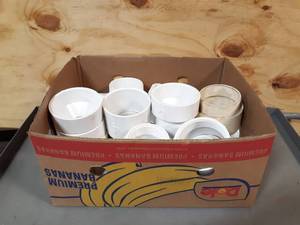 lot 513 image: NEW Box of Assorted 3 & 4 Sch40 PVC Pipe Fittings