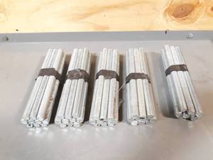 lot 494 image: (50) Pieces of 58 x 9 Threaded Ready Rod