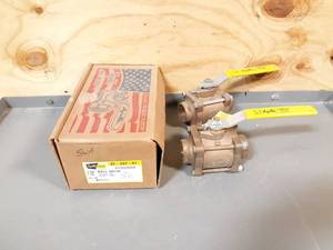 lot 473 image: NEW Lot of 2 Apollo 1-12 Brass Ball Valves - Solder Connection