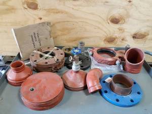 lot 610 image: Lot of Assorted Victaulic Style Fittings and More