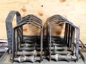 lot 612 image: Lot of 13 Heavy Duty Anvil 10 & 12 Pipe Hangers