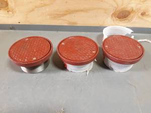 lot 613 image: NEW Lot of 3  Cleanouts 4 NPT