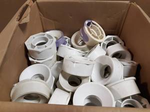 lot 655 image: Large Lot of Approx. 70 Charlotte 4 x 2 PVC DWV Bushings Sch40