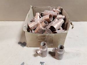 lot 703 image: Box Lot of (38) 1-14 x 34 x 12 Copper Reducing Tee