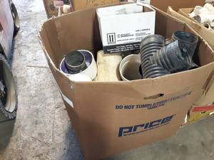 lot 721 image: Large Box w 3, 4 & 6 Assorted PVC Elbows, Tees and More
