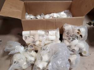 lot 724 image: Box of 1 CPVC Pipe Fittings - Couplers, Elbows, Tees and More