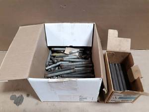 lot 738 image: Box Lot of 18 NPT Pipe Nipples  Some 14  - Boxes Weigh about