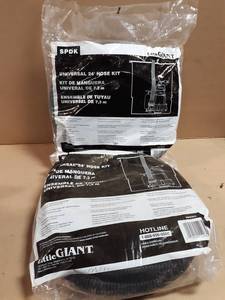 lot 772 image: Lot of (2) Little Giant Sump Pump Discharge Hose Kit 24 x 1-14