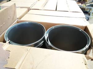 lot 802 image: Lot of (2) Hart  Cooley Gas B-Vent Pipe Caps 12 Diameter x 36 Long