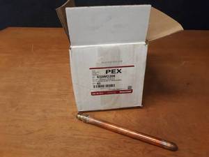 lot 929 image: Lot of (50) Sioux Chief PEX   Copper Straight Stub Out Elbows 12 PEX